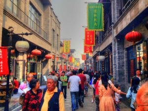 Flug nach Peking